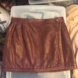 A.L.C. Daltrey Leather Skirt 2